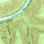 United States Geological Survey Dents Run, PA (1969, 24000-Scale) digital map