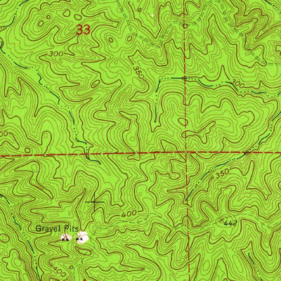 United States Geological Survey Dentville NW, MS (1963, 24000-Scale) digital map