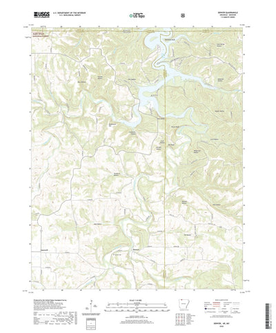 United States Geological Survey Denver, AR (2020, 24000-Scale) digital map
