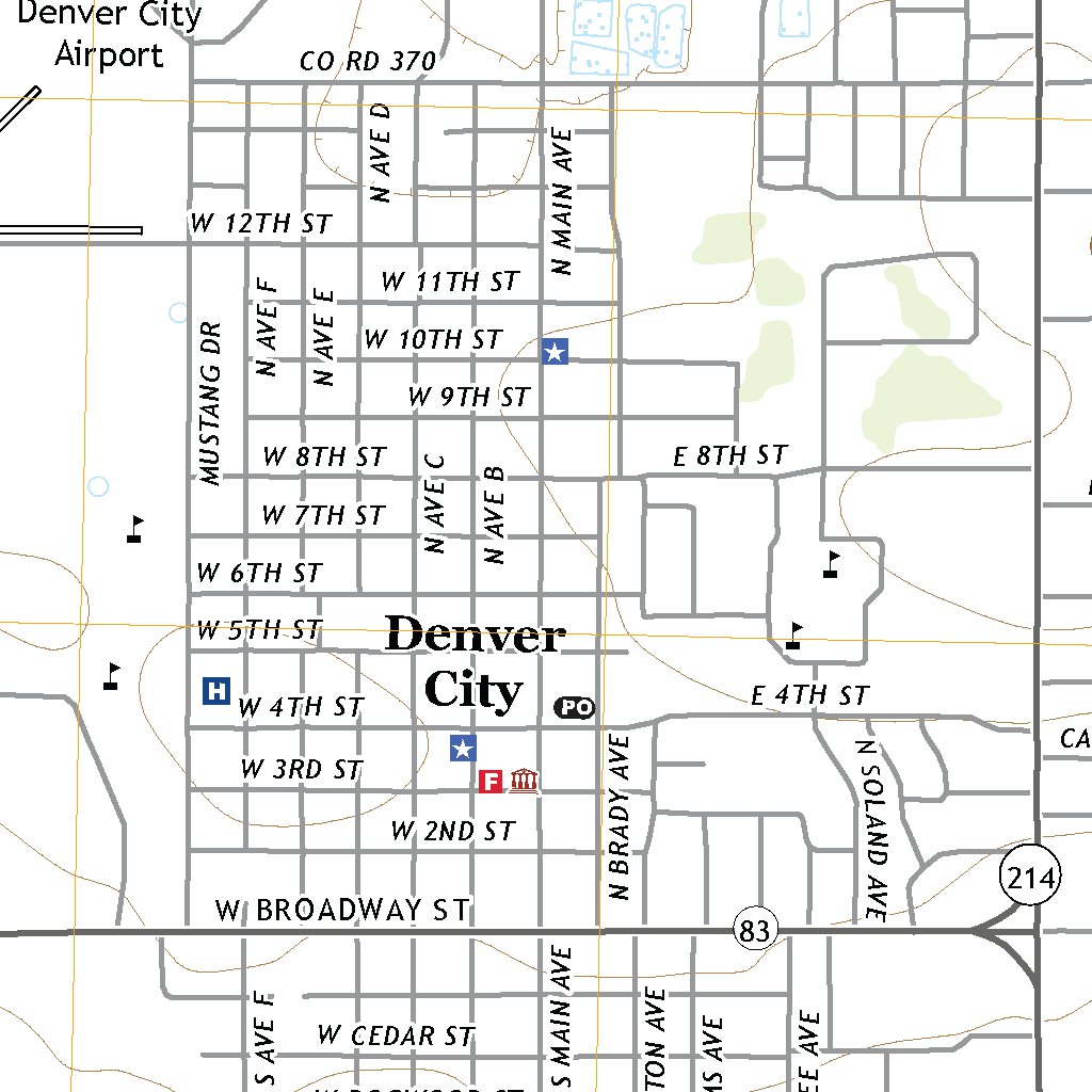 Denver City, TX (2022, 24000-Scale) Map by United States Geological ...