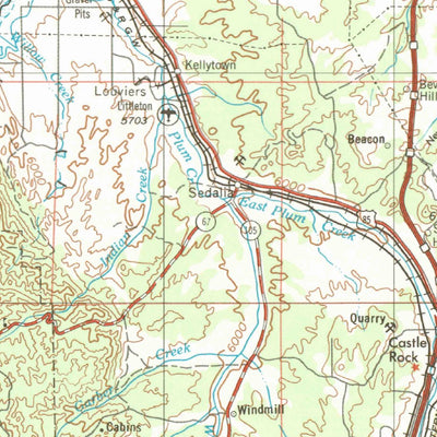 United States Geological Survey Denver, CO (1953, 250000-Scale) digital map