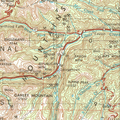 United States Geological Survey Denver, CO (1953, 250000-Scale) digital map