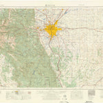 United States Geological Survey Denver, CO (1957, 250000-Scale) digital map