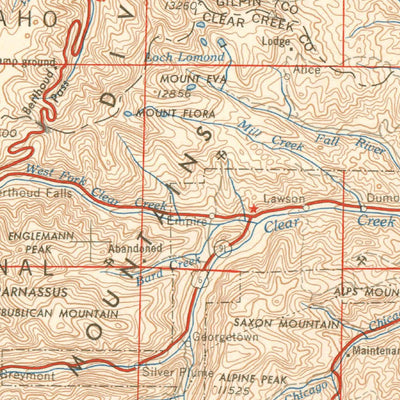 United States Geological Survey Denver, CO (1958, 250000-Scale) digital map