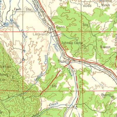 United States Geological Survey Denver, CO (1960, 250000-Scale) digital map