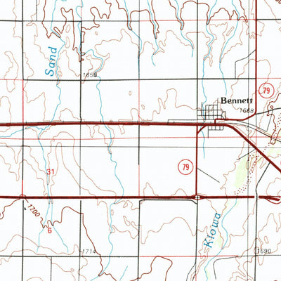 United States Geological Survey Denver East, CO (1981, 100000-Scale) digital map