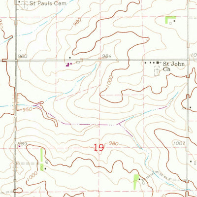 United States Geological Survey Denver, IA (1963, 24000-Scale) digital map
