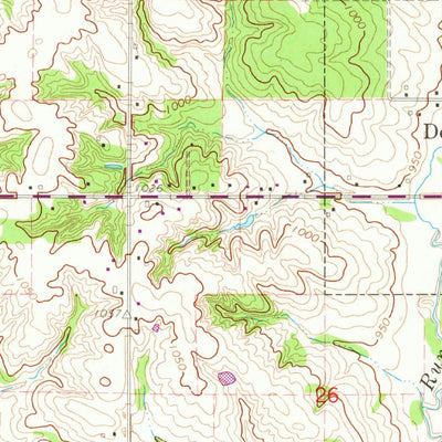 United States Geological Survey Denver, IA (1963, 24000-Scale) digital map
