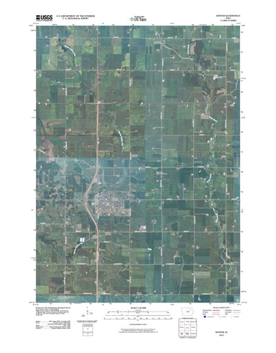 United States Geological Survey Denver, IA (2010, 24000-Scale) digital map