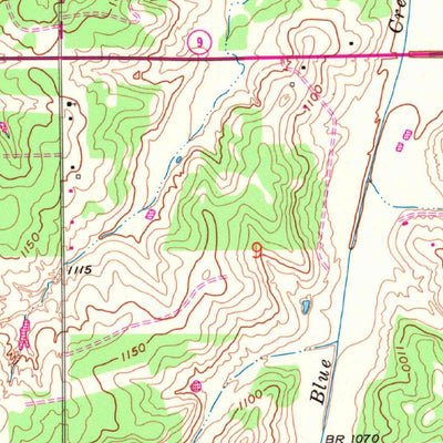 United States Geological Survey Denver, OK (1958, 24000-Scale) digital map