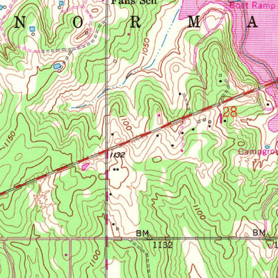 United States Geological Survey Denver, OK (1958, 24000-Scale) digital map