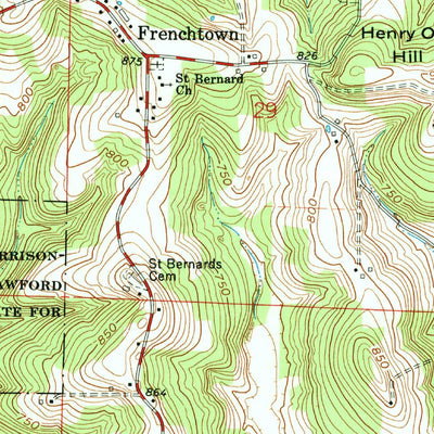 United States Geological Survey Depauw, IN (1962, 24000-Scale) digital map