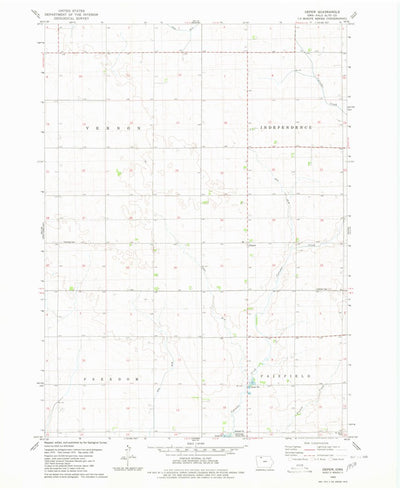 United States Geological Survey Depew, IA (1980, 24000-Scale) digital map