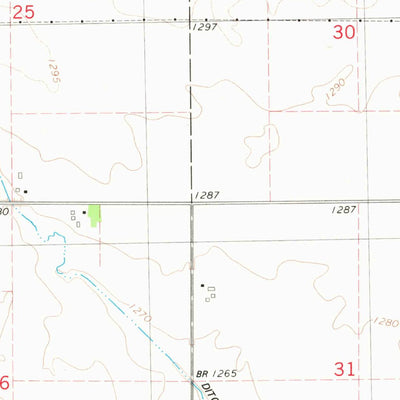 United States Geological Survey Depew, IA (1980, 24000-Scale) digital map