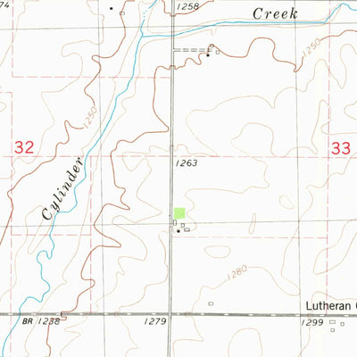 United States Geological Survey Depew, IA (1980, 24000-Scale) digital map