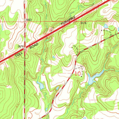 United States Geological Survey Depew, OK (1975, 24000-Scale) digital map