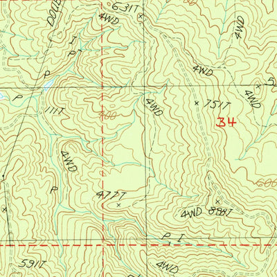 United States Geological Survey Depoe Bay, OR (1984, 24000-Scale) digital map