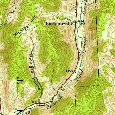 United States Geological Survey Deposit, NY (1924, 62500-Scale) digital map