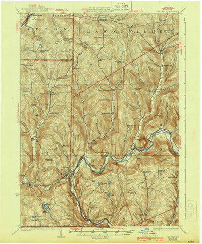 United States Geological Survey Deposit, NY (1926, 62500-Scale) digital map