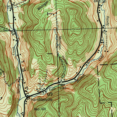 United States Geological Survey Deposit, NY (1944, 62500-Scale) digital map