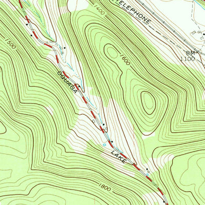 United States Geological Survey Deposit, NY (1965, 24000-Scale) digital map