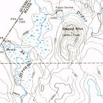 United States Geological Survey Depot Lake, ME (1955, 62500-Scale) digital map