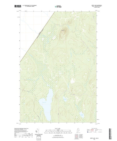 United States Geological Survey Depot Lake, ME (2021, 24000-Scale) digital map