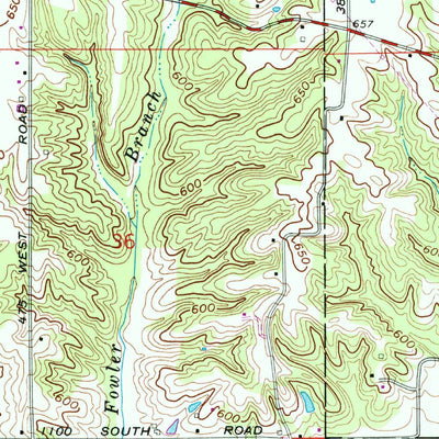 United States Geological Survey Deputy, IN (1968, 24000-Scale) digital map