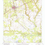 United States Geological Survey Dequincy, LA (1956, 62500-Scale) digital map