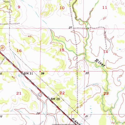 United States Geological Survey Dequincy, LA (1956, 62500-Scale) digital map