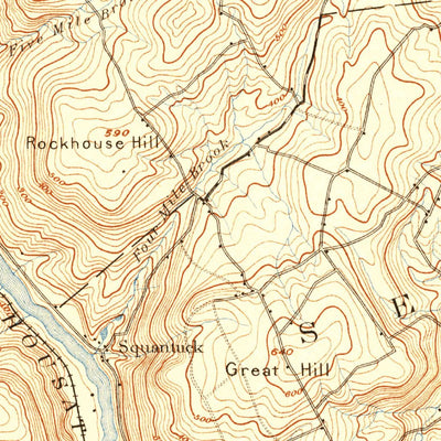 United States Geological Survey Derby, CT (1891, 62500-Scale) digital map