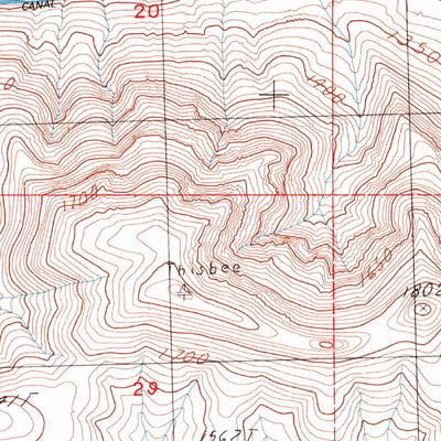 United States Geological Survey Derby Dam, NV (1985, 24000-Scale) digital map