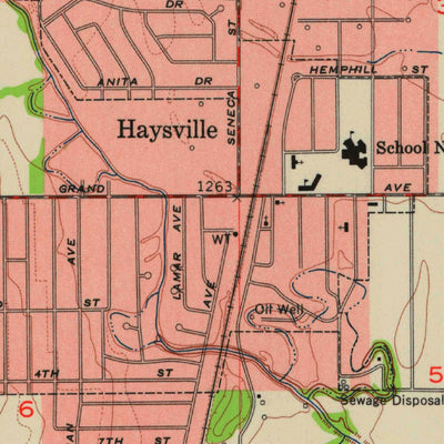 United States Geological Survey Derby, KS (1956, 24000-Scale) digital map