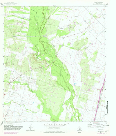 United States Geological Survey Derby, TX (1964, 24000-Scale) digital map