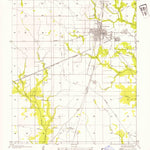 United States Geological Survey Deridder, LA (1954, 31680-Scale) digital map