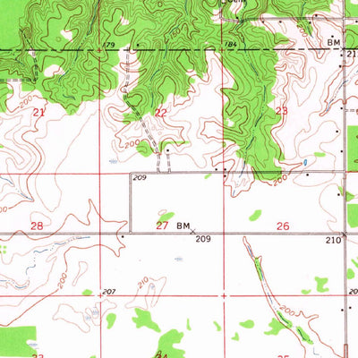 United States Geological Survey Deridder, LA (1960, 62500-Scale) digital map