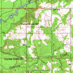 United States Geological Survey Deridder, LA (1960, 62500-Scale) digital map