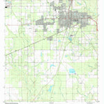 United States Geological Survey Deridder, LA (1984, 24000-Scale) digital map