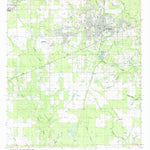United States Geological Survey Deridder, LA (1986, 24000-Scale) digital map