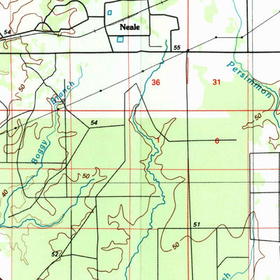 United States Geological Survey Deridder, LA-TX (1986, 100000-Scale) digital map