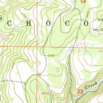 United States Geological Survey Derr Meadows, OR (1966, 24000-Scale) digital map