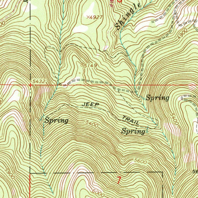 United States Geological Survey Derr Meadows, OR (1966, 24000-Scale) digital map
