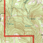 United States Geological Survey Derr Meadows, OR (1992, 24000-Scale) digital map