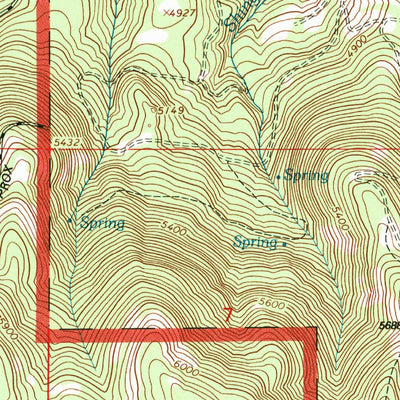 United States Geological Survey Derr Meadows, OR (1992, 24000-Scale) digital map