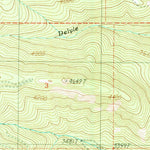 United States Geological Survey Derr Point, ID (1989, 24000-Scale) digital map