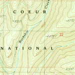 United States Geological Survey Derr Point, ID (1989, 24000-Scale) digital map