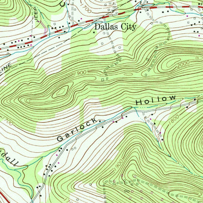 United States Geological Survey Derrick City, PA-NY (1969, 24000-Scale) digital map