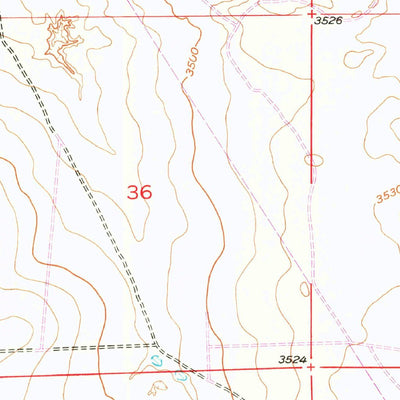United States Geological Survey Derrick Draw, NM (1951, 24000-Scale) digital map