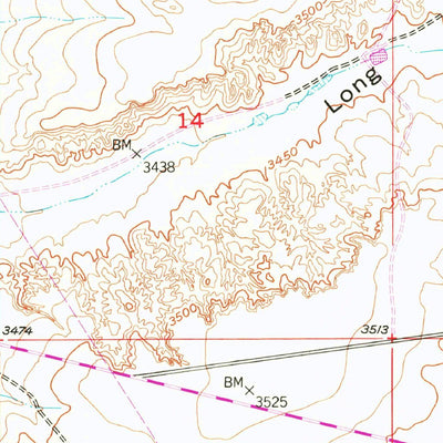 United States Geological Survey Derrick Draw, NM (1951, 24000-Scale) digital map