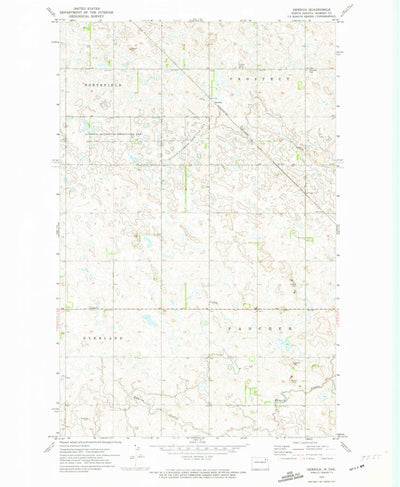 United States Geological Survey Derrick, ND (1972, 24000-Scale) digital map